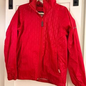 Columbia Red Wind Breaker Jacket